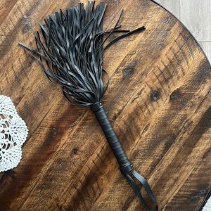 Faux leather whip